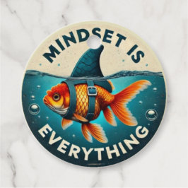 Mindset Is Everything Goldfish Motivational Quote フェイバータグ