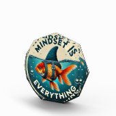 Mindset Is Everything Goldfish Motivational Quote フォトブロック (右)