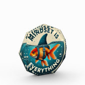 Mindset Is Everything Goldfish Motivational Quote フォトブロック (左)