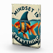 Mindset Is Everything Goldfish Motivational Quote フォトブロック (右)