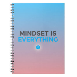 Mindset Is Everything – Gradient Motivational Note ノートブック