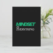 Mindset is Everything, Inspirational, Motivational 招待状 (スタンド正面)