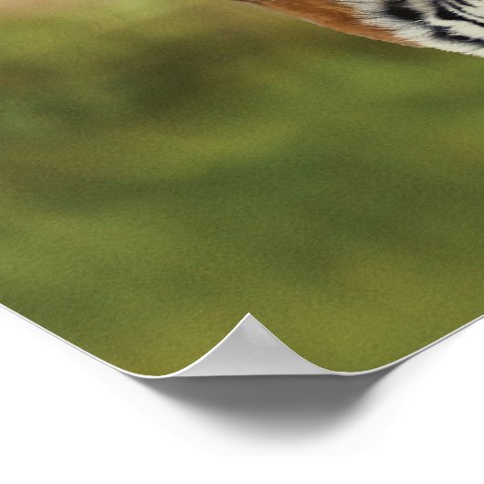 Mindset Is Everything - Tiger やる気を起こさせる Hustle ポスター (角)