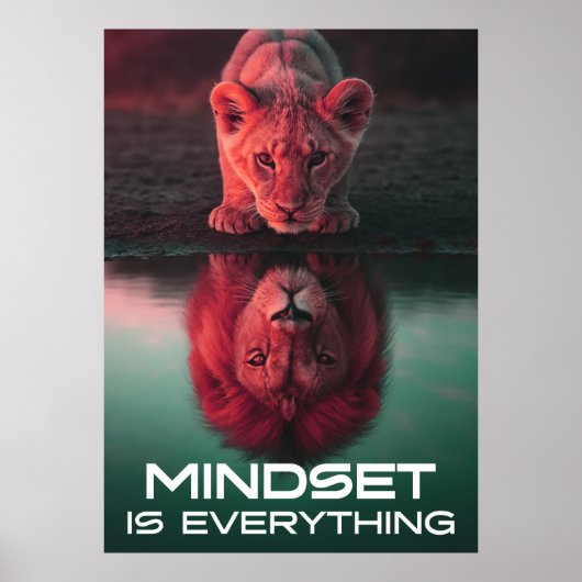 Mindset Is Everything - Unlock Your Full Potential ポスター (正面)