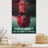 Mindset Is Everything - Unlock Your Full Potential ポスター (キッチン)