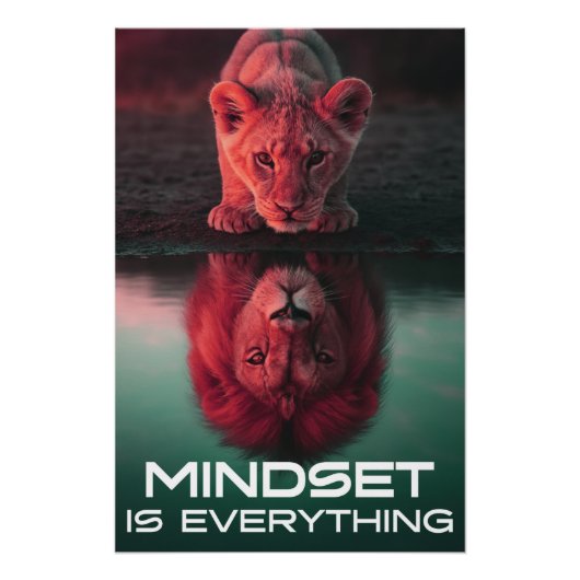 Mindset Is Everything - Unlock Your Full Potential ポスター (正面)