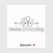 Mindset is Everything Vinylステッカー シール (シート)