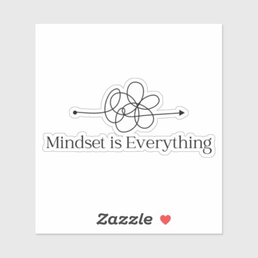 Mindset is Everything Vinylステッカー シール (シート)