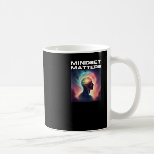 Mindset Sステッカー コーヒーマグカップ (右)