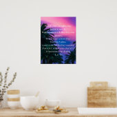 Mindset "Watch your thoughts, they become words"  ポスター (キッチン)