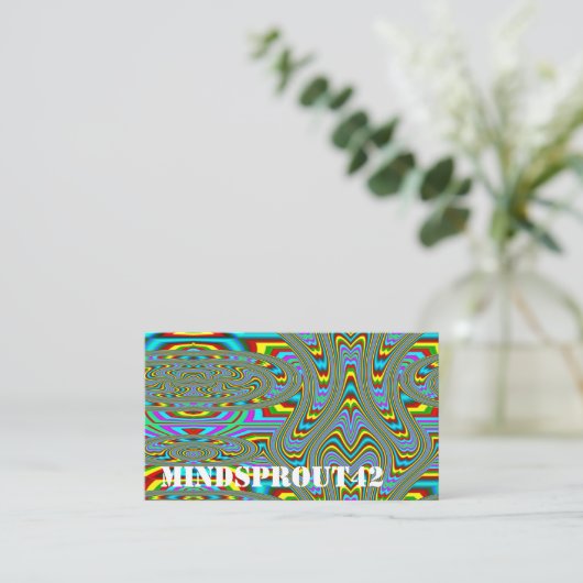 MINDSPROUT42 (edit文字) 名刺 (スタンド正面)