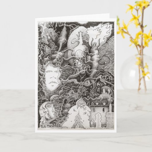 Mindsucker症候群、Brian Benson著 カード (黄色い花)