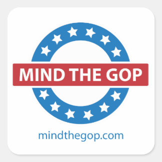 MindtheGOP.comスクエアステッカー スクエアシール