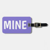MINE – タイおもしろいプ簡単で荷物を見る ラゲッジタグ (正面横)