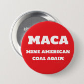 Mine American Coal Again Button 缶バッジ (正面&裏面)