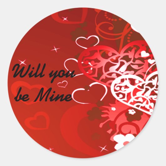 Mine_Sticker ラウンドシール (正面)