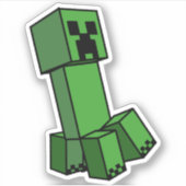 Minecraftクリーパー Minecrafterクリーパー シール (正面)