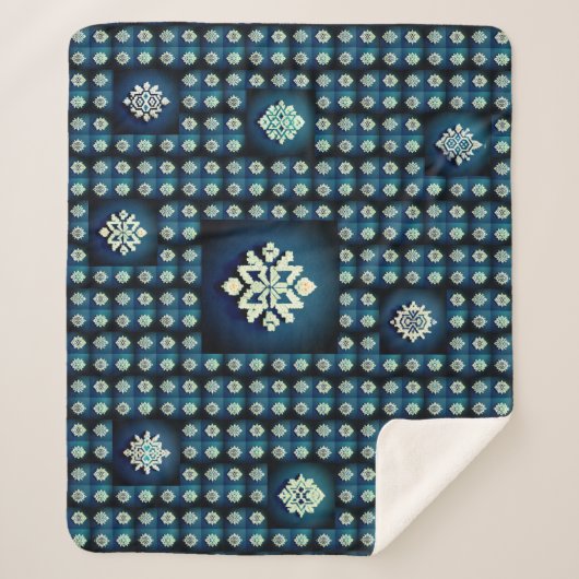 Minecraft子供へが好きな毛布 シェルパブランケット (正面)