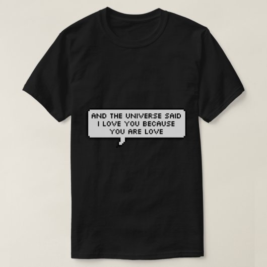 minecraft終了詩 tシャツ (デザイン正面)
