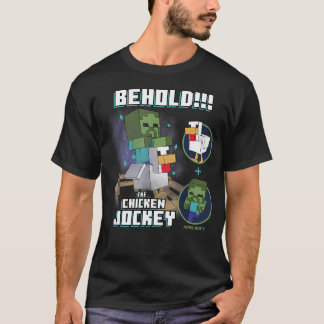 Minecraft のチキンジョッキーゾンビ tシャツ