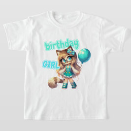 Minecraft Aphmau、誕生日ガール、かわいいシアン・キム、 Tシャツ