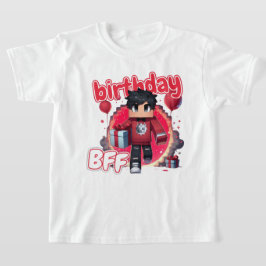 Minecraft Aphmau、誕生日BFF、BF、クールBoy Aaron Tシャツ