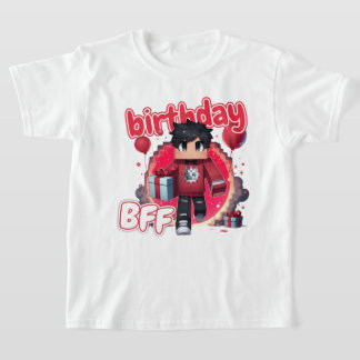 Minecraft Aphmau、誕生日BFF、BF、クールBoy Aaron Tシャツ