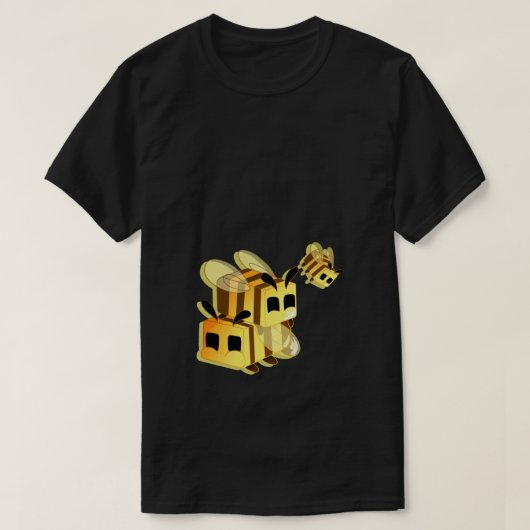 Minecraft bees 1 tシャツ (デザイン正面)