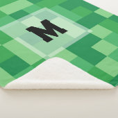 Minecraft Monogram Sherpa Blanket シェルパブランケット (3/4)