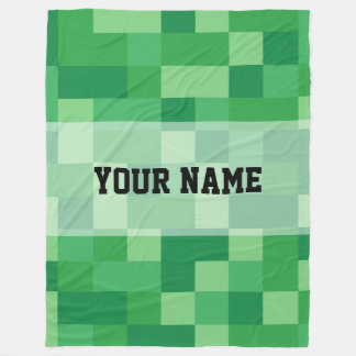 Minecraft Personalized Blanket フリースブランケット