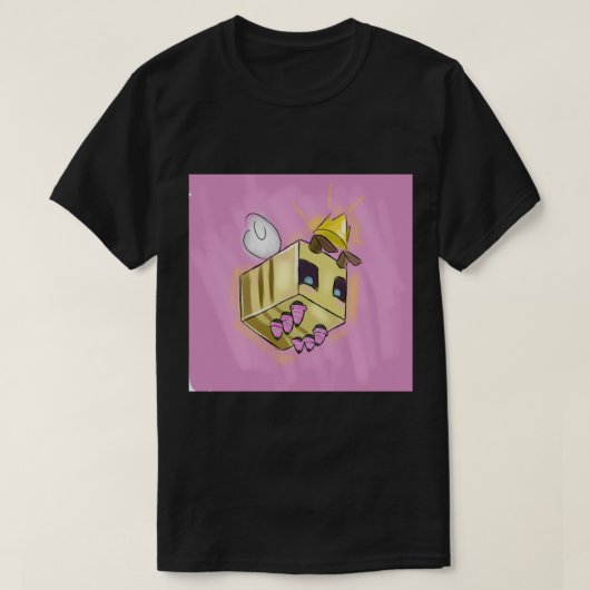 Minecraft Queen Bee Art Tシャツ (デザイン正面)