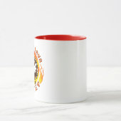 Minecraft Steve's Lava Turkey Thanksgiving Mug マグカップ (中央)