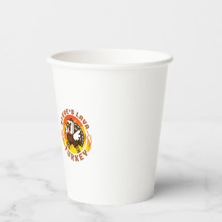 Minecraft Steve's Lava Turkey Thanksgiving Mug 紙コップ