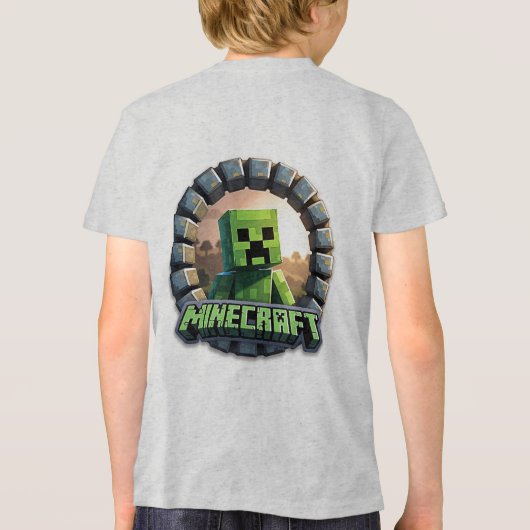 Minecraft Tシャツ (裏面)