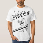 Minema 8mm & Super8 フィルムクラブ Tシャツ (正面)