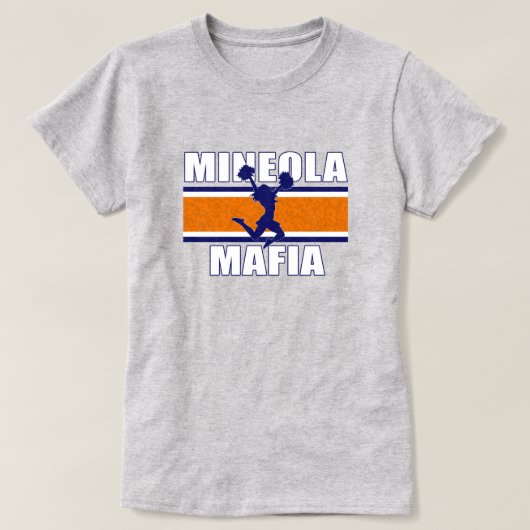 Mineola Mafia チアリーダーTシャツ Tシャツ (デザイン正面)