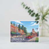 Mineola Texas ポストカード (スタンド正面)