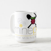 Minepeon及びラズベリーPi コーヒーマグカップ (正面左)