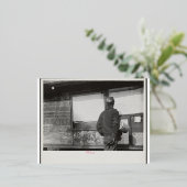 Minerヴィンテージ写真 箔シーズンポストカード (立ち正面)