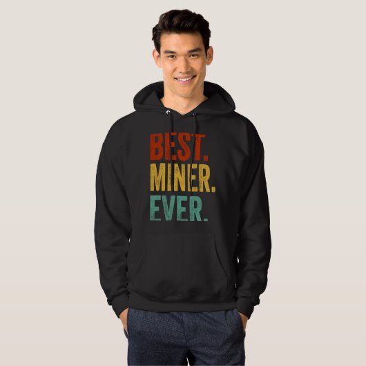 Miner Ever 最高の Data Mining Engineer Miner パーカ (正面フル)