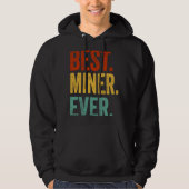Miner Ever 最高の Data Mining Engineer Miner パーカ (正面)