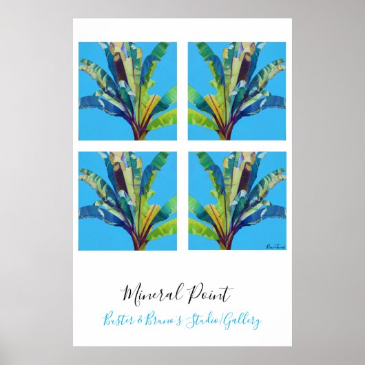 Mineral Point, Red Banana's, by Bruce Tunis ポスター (正面)