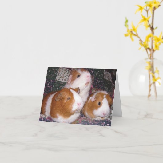 Minervaおよび友人Notecard カード (黄色い花)