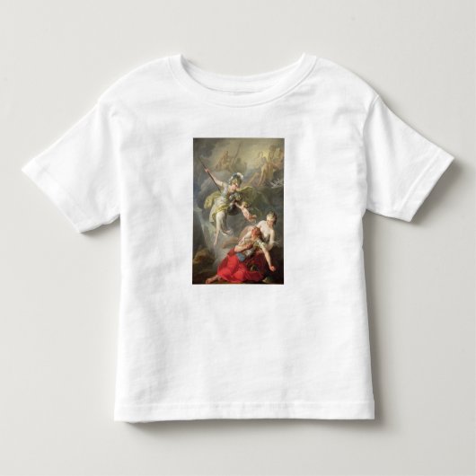 Minervaと火星1771年間の戦い トドラーTシャツ (正面)