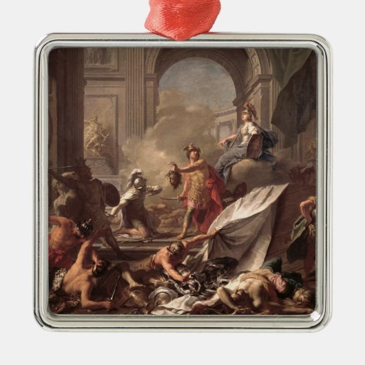 Minervaの保護を受けてPerseus、 メタルオーナメント (正面)