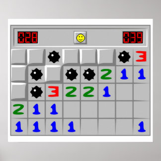 Minesweeper Windows XPレトロゲーム ポスター