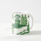 MIng王朝ジェードグリーンパゴダチノワセリー コーヒーマグカップ (正面右)