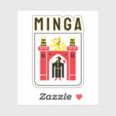Minga coat of arms, Bavaria シール (シート)