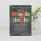 Mingle & Jingleクリスマスライト 招待状 (スタンド正面)