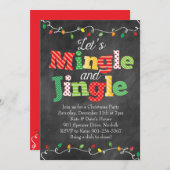 Mingle & Jingleクリスマスライト 招待状 (正面/裏面)